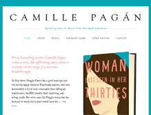 Tablet Screenshot of camillepagan.com